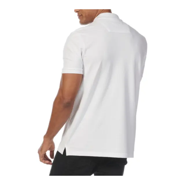 MUSTO ESSENTIAL Pique Polo Hvit - Str. S 