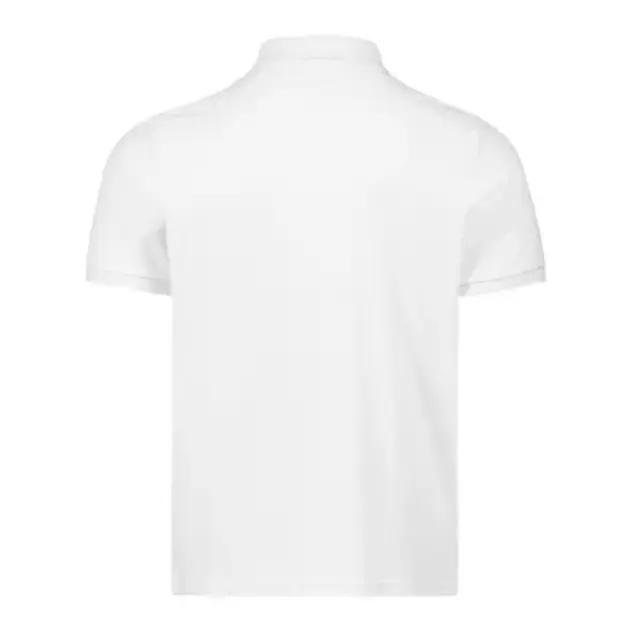 MUSTO ESSENTIAL Pique Polo Hvit - Str. S 