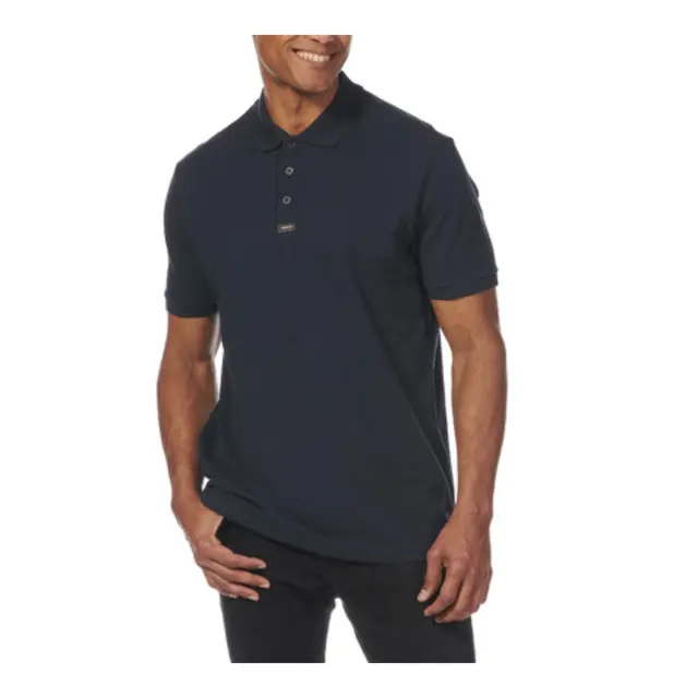 MUSTO ESSENTIAL Pique Polo Navy - Str. S 