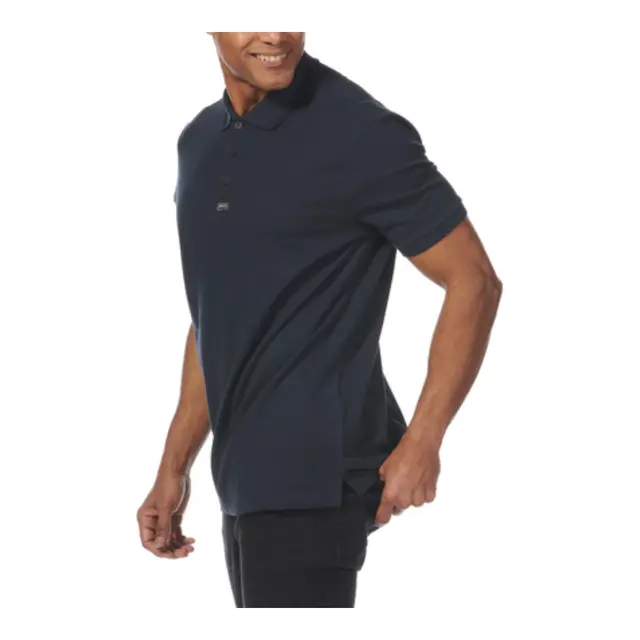 MUSTO ESSENTIAL Pique Polo Navy - Str. S 