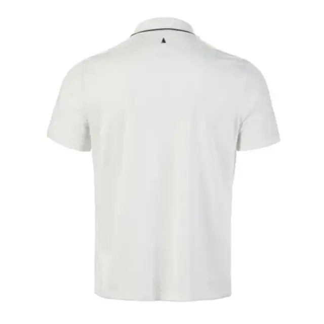 MUSTO 1964 UV Short-Sleeve Polo Pique Hvit - Str. S 