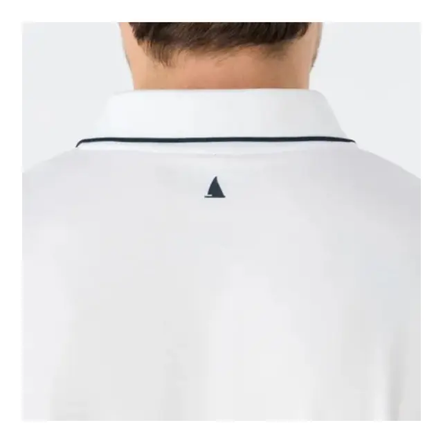 MUSTO 1964 UV Short-Sleeve Polo Pique Hvit - Str. S 