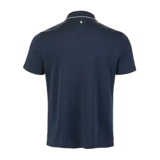 MUSTO 1964 UV Short-Sleeve Polo Pique Navy - Str. S 