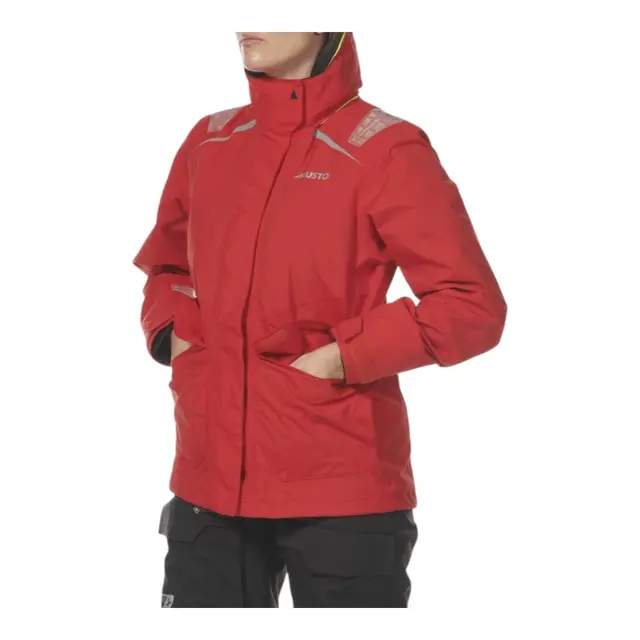 MUSTO BR1 Inshore Seiljakke - Dame True Red - Str. L (14) 