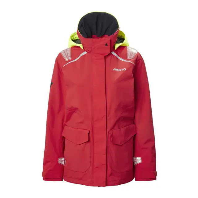 MUSTO BR1 Inshore Seiljakke - Dame True Red - Str. L (14) 