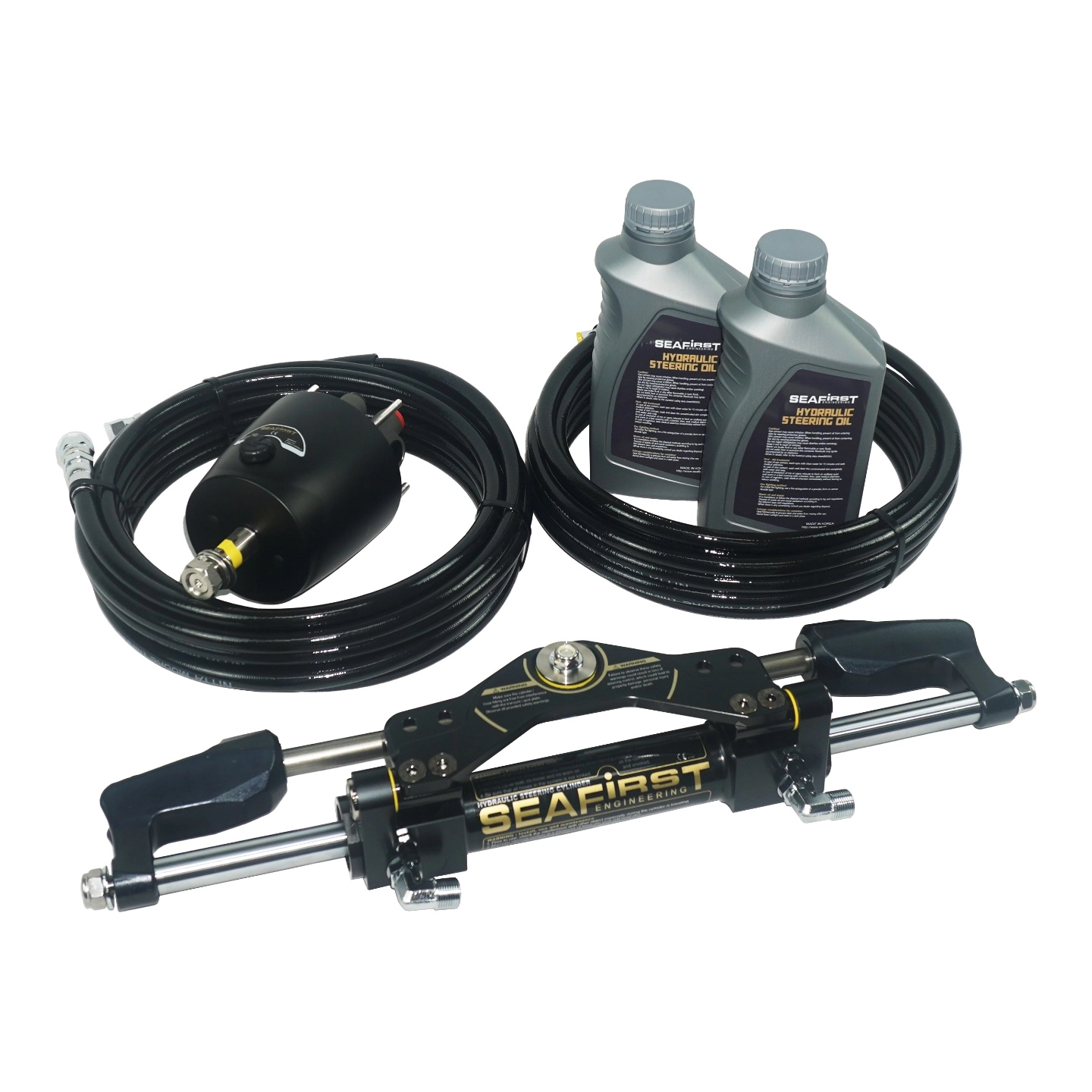 SEAFIRST Hydraulisk Styring MO350H komplett pakke, -> 350 HK