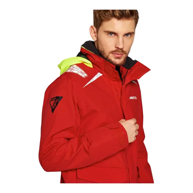 MUSTO BR1 Inshore Seiljakke True Red - Str. L 
