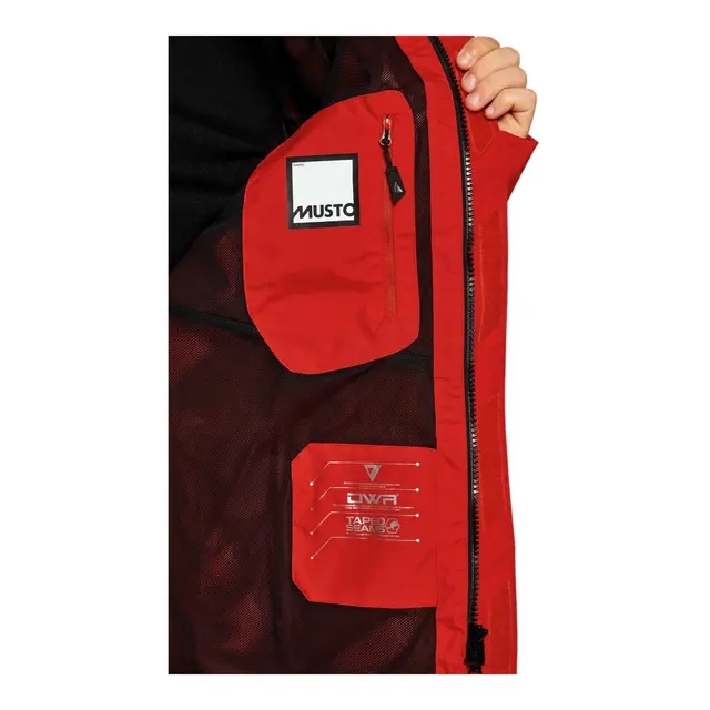 MUSTO BR1 Inshore Seiljakke True Red - Str. L 