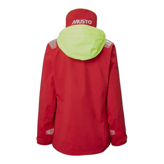 MUSTO BR1 Inshore Seiljakke - Dame True Red - Str. L (14) 