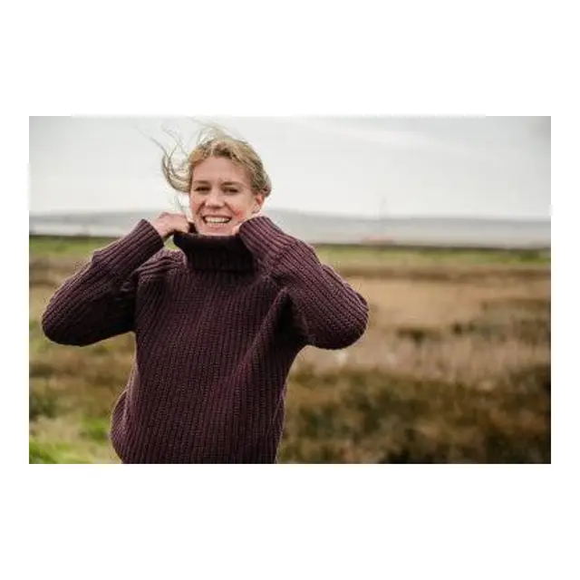 MUSTO W Marina Roll Neck Knit - 10 Fig - Str. S (10) 