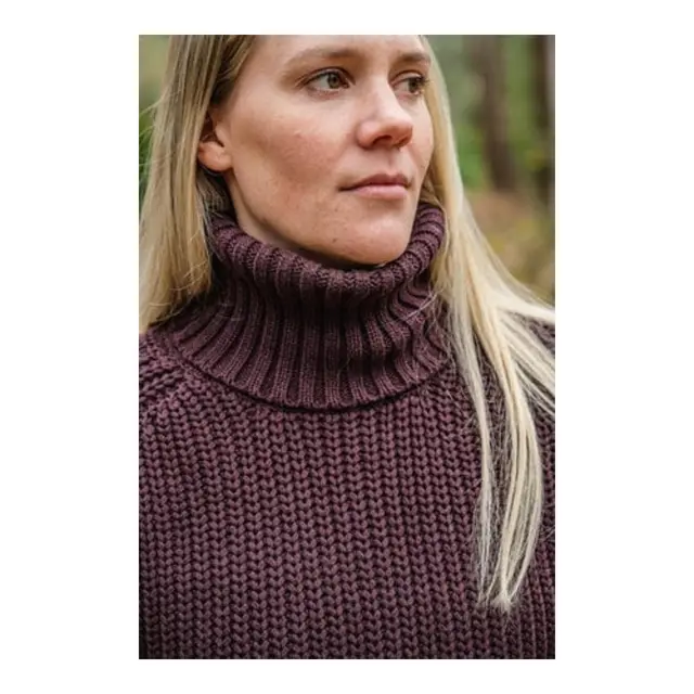 MUSTO W Marina Roll Neck Knit - 10 Fig - Str. S (10) 