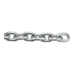 Kjetting, kortlenket, 5 mm/50 m galvanisert