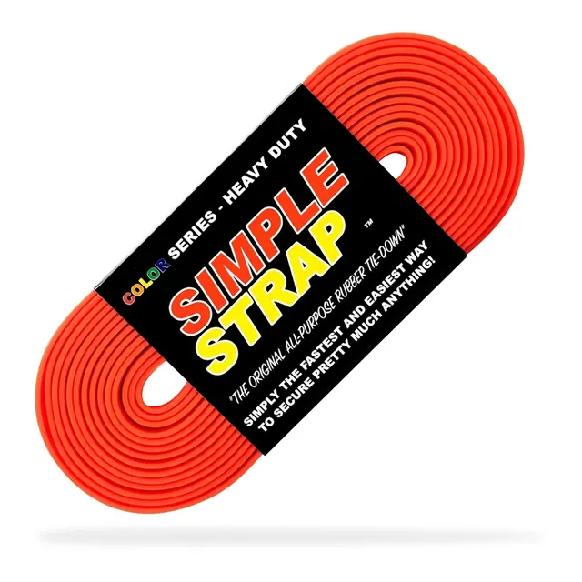 SIMPLESTRAP Heavy Duty, 6m RØD farge 