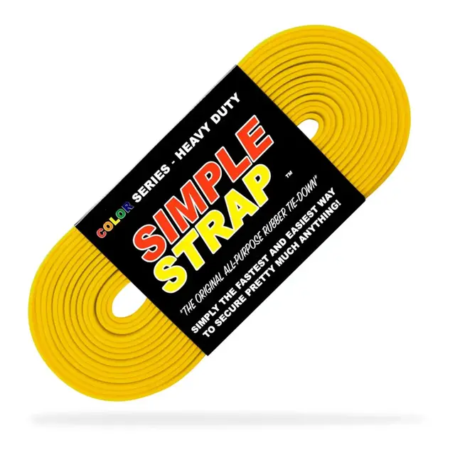 SIMPLESTRAP Heavy Duty, 6m GUL farge 