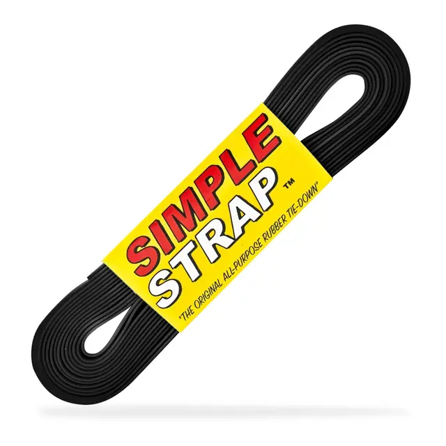 SIMPLESTRAP Regular, 6m SORT farge 