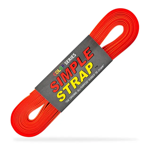 SIMPLESTRAP Regular, 6m RØD farge 