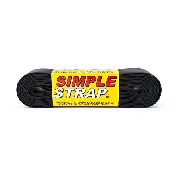 SIMPLESTRAP Regular, 6m SORT farge 