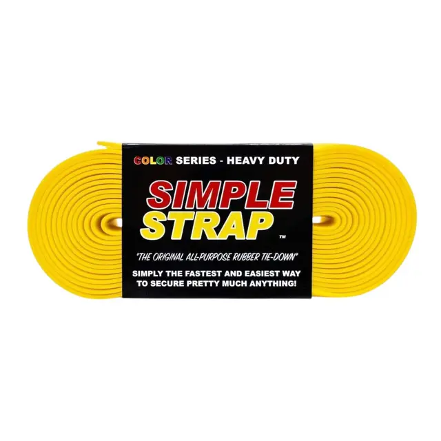 SIMPLESTRAP Heavy Duty, 6m GUL farge 