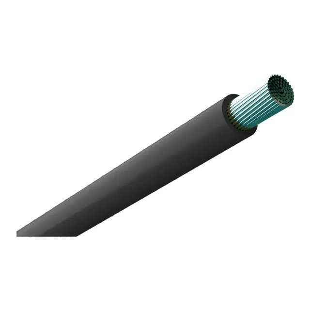 AMOKABEL TEXILine HF90 Kabel Sort, 10 mm² - DNV E-12774 