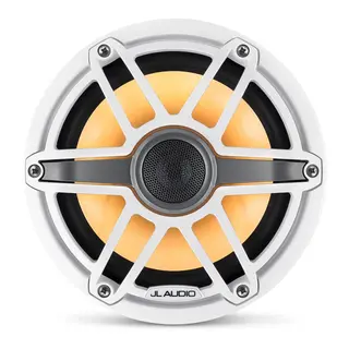 JL AUDIO M6 Marine h&#248;yttalere - 7,7&quot; Sportshvit front - LED RGB - 4Ohm - 100W