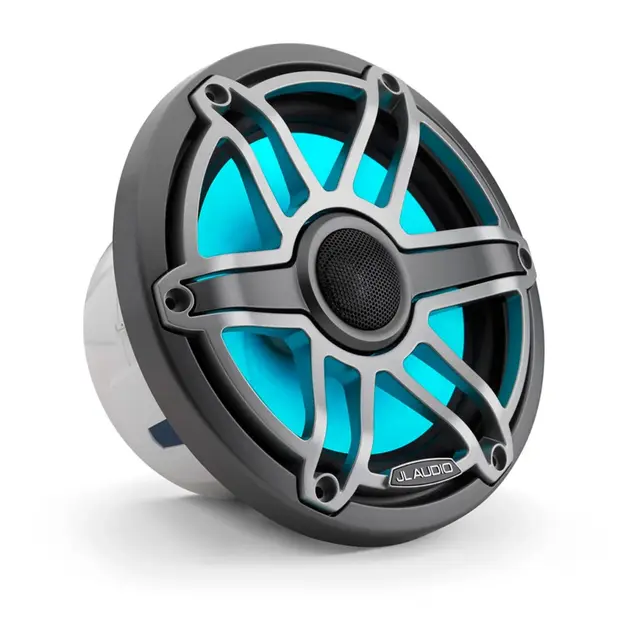 JL AUDIO M6 Marine høyttalere - 7,7" Titansport front - LED RGB - 4O - 100W 