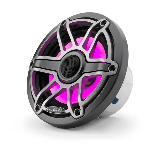 JL AUDIO M6 Marine høyttalere - 6,5" Titansport front - LED RGB - 4 Ohm - 75W 