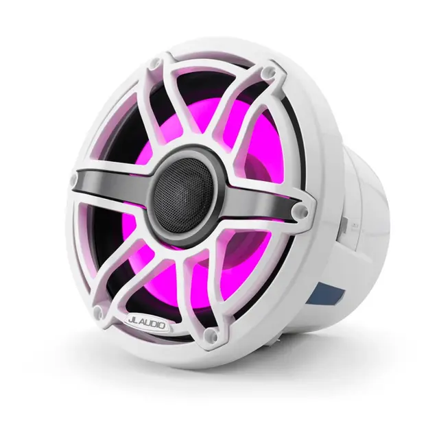 JL AUDIO M6 Marine høyttalere - 8,8" Sportshvit front - LED RGB - 4O - 125W 