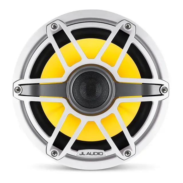 JL AUDIO M6 Marine høyttalere - 8,8" Sportshvit front - LED RGB - 4O - 125W 
