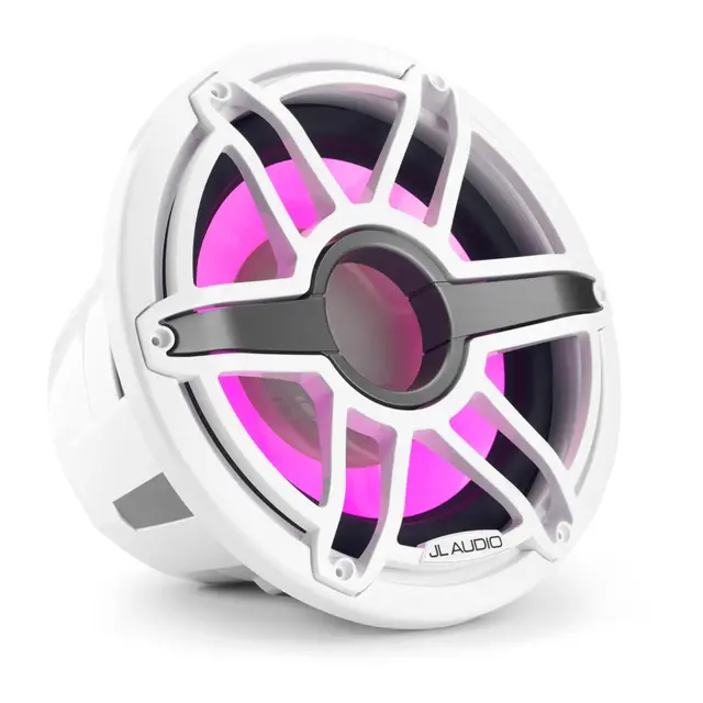 JL AUDIO M7 Marine Subwoofer - 12" Sportshvit front - LED RGB- 4 Ohm - 600W 