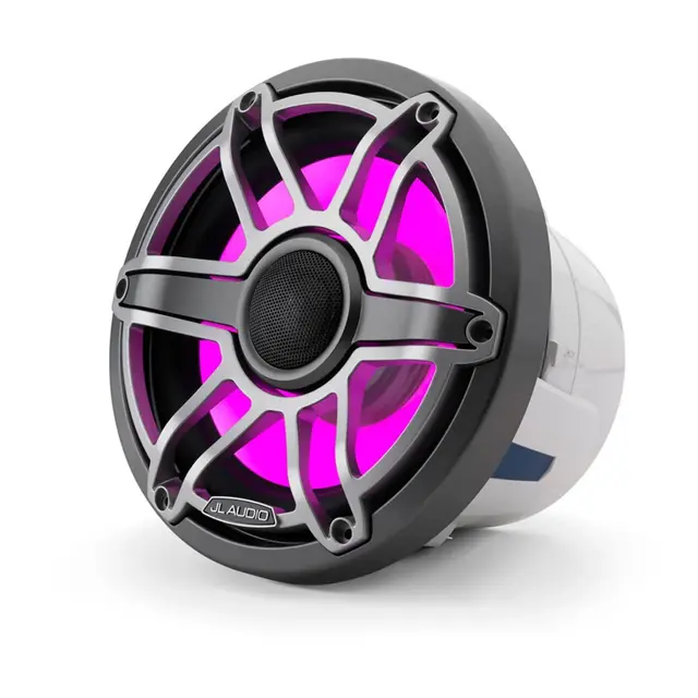 JL AUDIO M6 Marine høyttalere - 8,8" Titansport front - LED RGB - 4O - 125W 