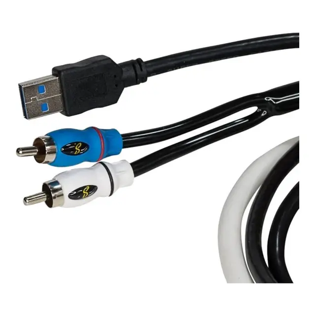 Stinger Smrauxusb3 - Marine USB tilbkobl 3.5mm og USB for innfelling 