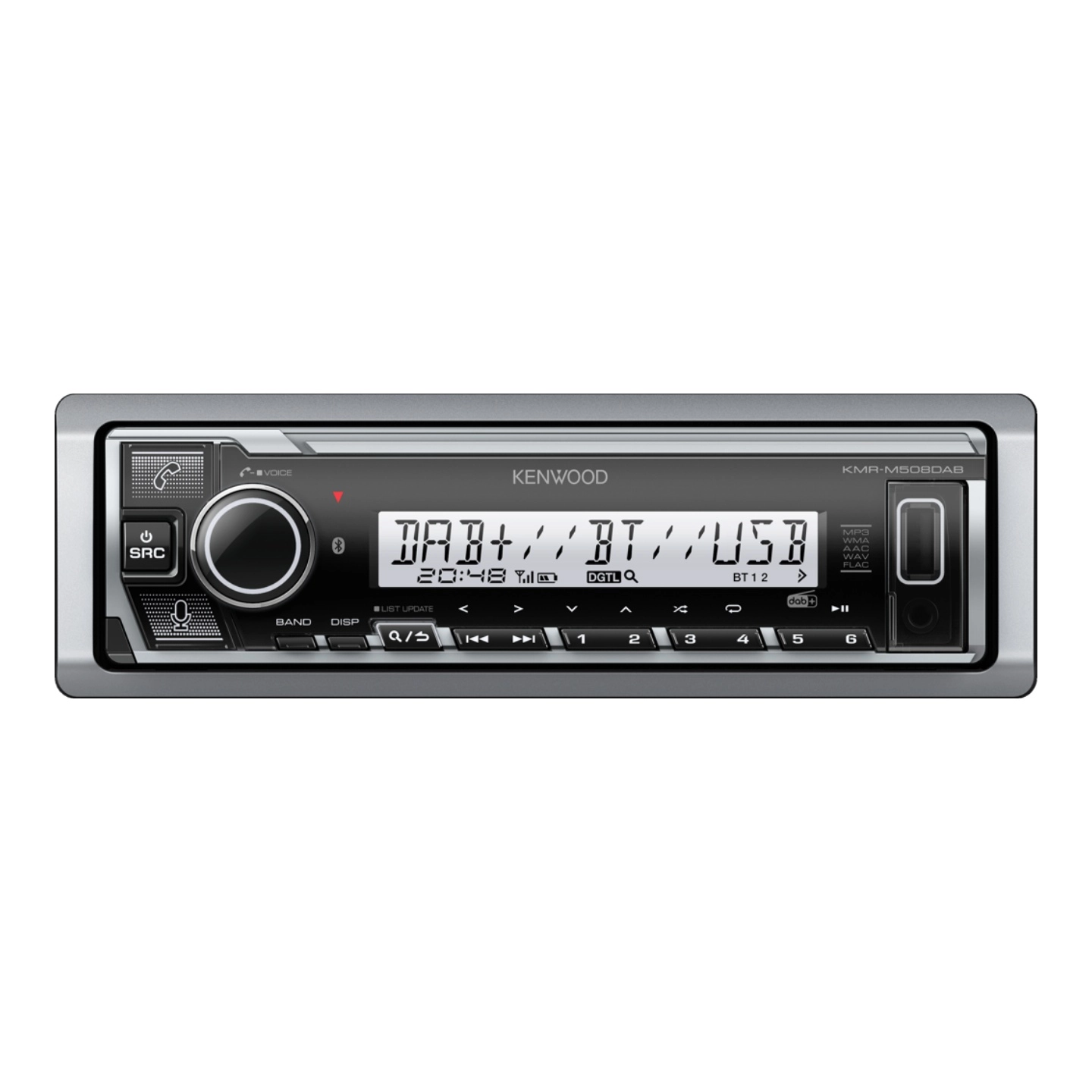 KENWOOD KMR-M508DAB Marine Stereo DIN1