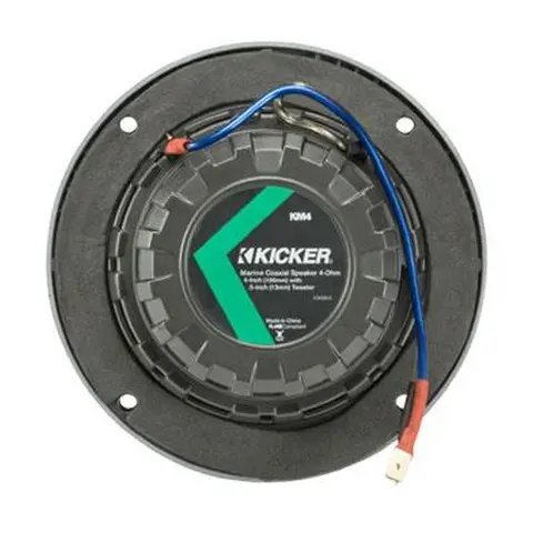 KICKER  45KM44 marine høyttaler (par) 4" 4ohm (hvit og koksgrå grill inkl.) 