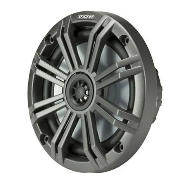 KICKER 45KM654 marine høyttaler (par) 6,5" 4ohm (hvit og koksgrå grill inkl.) 