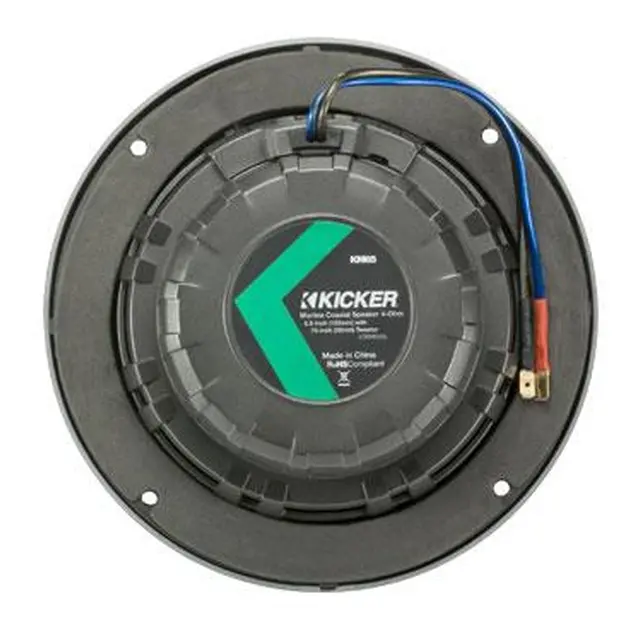 KICKER 45KM654 marine høyttaler (par) 6,5" 4ohm (hvit og koksgrå grill inkl.) 