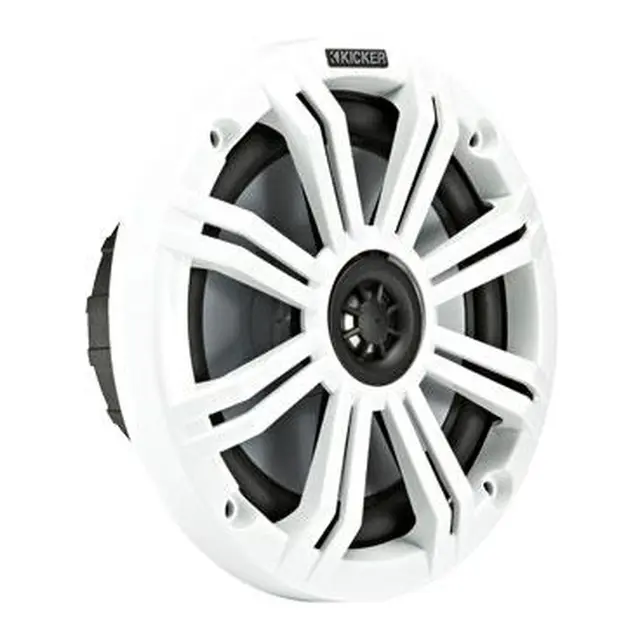 KICKER 45KM654 marine høyttaler (par) 6,5" 4ohm (hvit og koksgrå grill inkl.) 