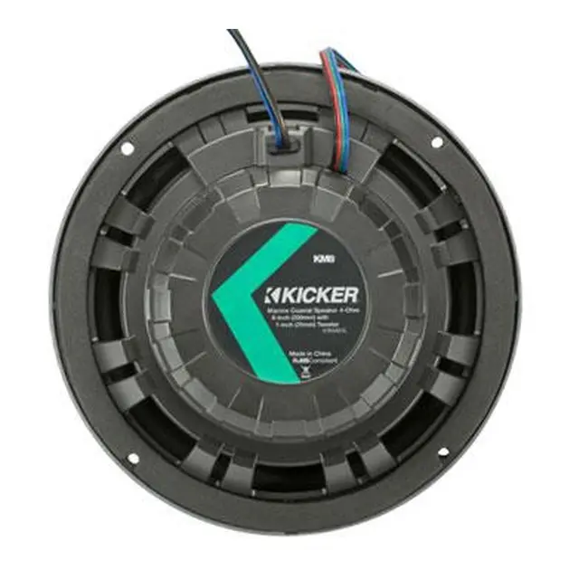 KICKER 45KM84L marine høyttaler (par) 8" 4ohm (hvit og koksgrå grill inkl.) 