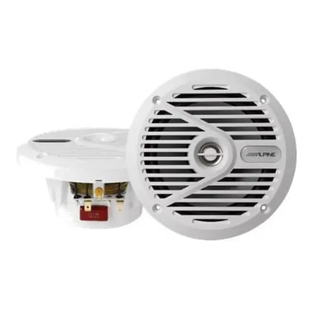 ALPINE  SPS-M601W - Marine høyttalere 6,5" hvit grill 