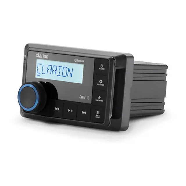 CLARION CMM-10i - DAB+ m/blåtann, 4x25W, 2 soner, USB, IP66 