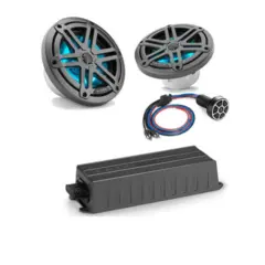 JL AUDIO&#160;Marinepakke MED LED Bluetooth, forsteker - 6,5&quot; h&#248;yttalere