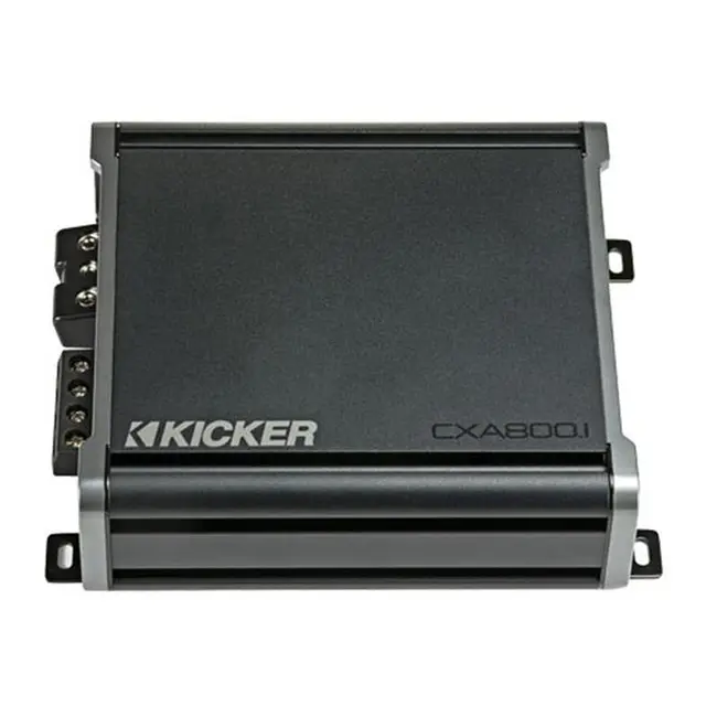 KICKER  CXA800.1 - forsterker 800W Mono, KickEQ, FIT, Subsonic, LP filter 