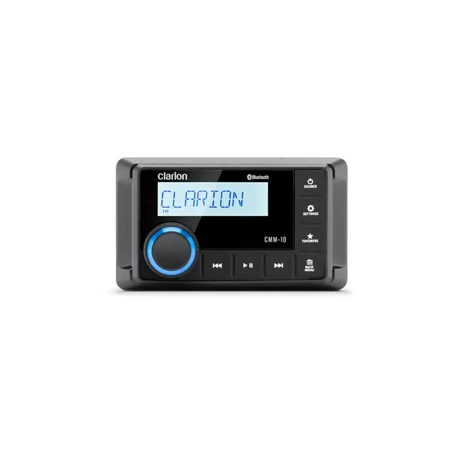 CLARION Båtstereopakke 1 - RGB Digital mediamottaker,Høyttaler,Tilbehør 