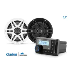 CLARION B&#229;tstereopakke 1 Digital mediamottaker,H&#248;yttaler,Tilbeh&#248;r