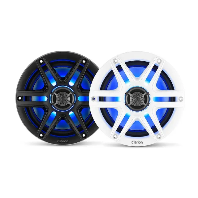 CLARION CMS-651RGB-SWG Marine høyttalere 6,5" LED 