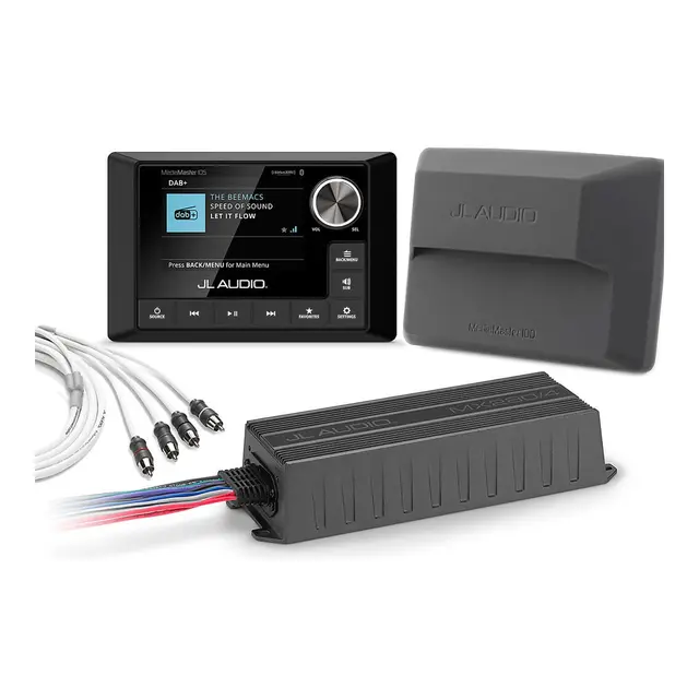 JL AUDIO Dab+ Pakke Premium Spiller,Forsterker,Antenne,signalkabler 