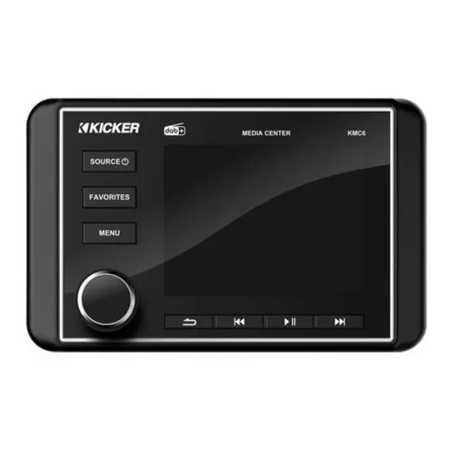 KICKER Marine pakke 1+6 KMC6 & KM654 - DAB+ 