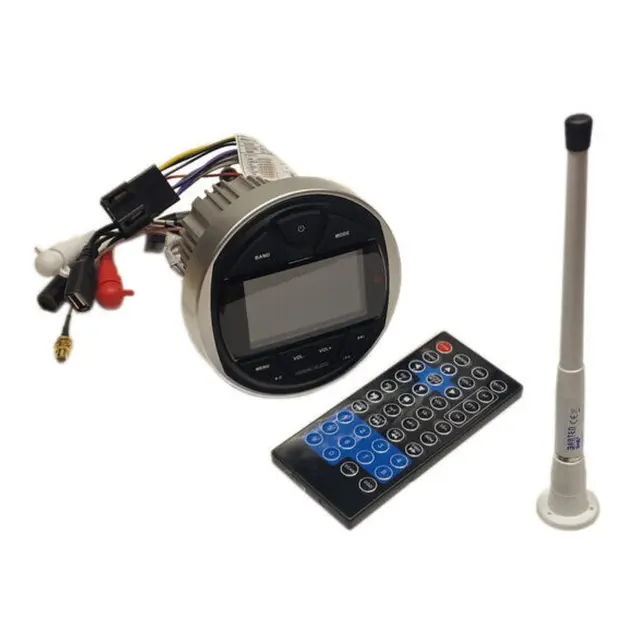 Marinestereo med Bantan antenne DAB+ med High End Antenne - Hvit 
