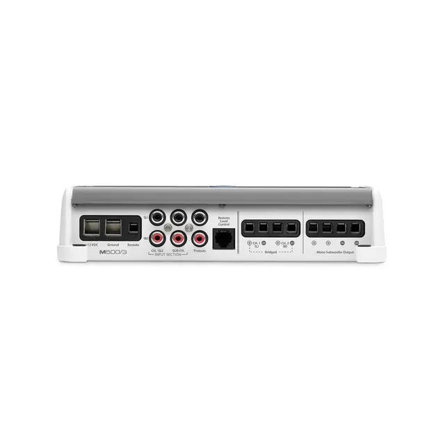 JL AUDIO   - M500/3 Marine forsterker 2x75W + 1x300W, KlasseD 
