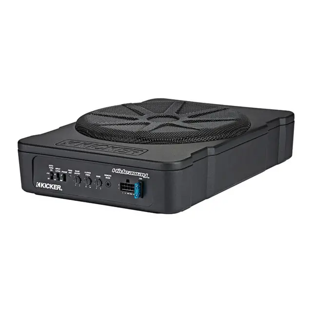 KICKER Aktiv Subwoofer - HS10 10" - flatt kabinett - 180W RMS 