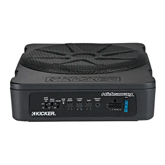 KICKER Aktiv Subwoofer - HS10 10" - flatt kabinett - 180W RMS 